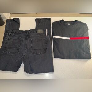 Tommy Hilfiger Mens Set - Shirt Size S Jeans 32/30